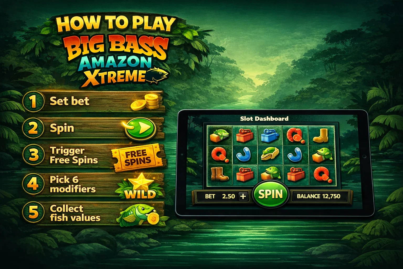 Big Bass Amazon Xtreme Steps