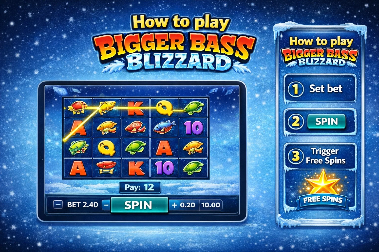 Big Bass Blizzard gameplay