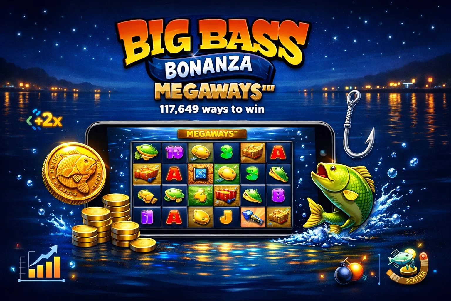 Big Bass Bonanza Megaways banner