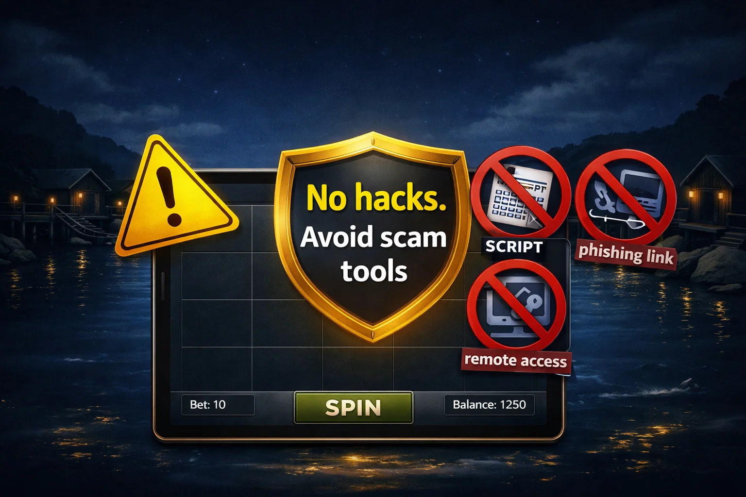 Big Bass Bonanza Scam Warning