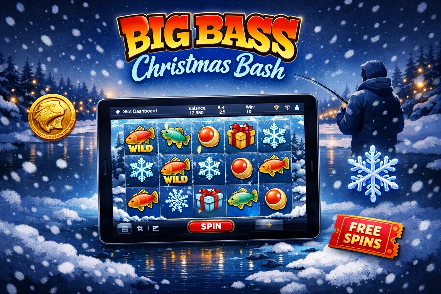 Big Bass Christmas Bash hero