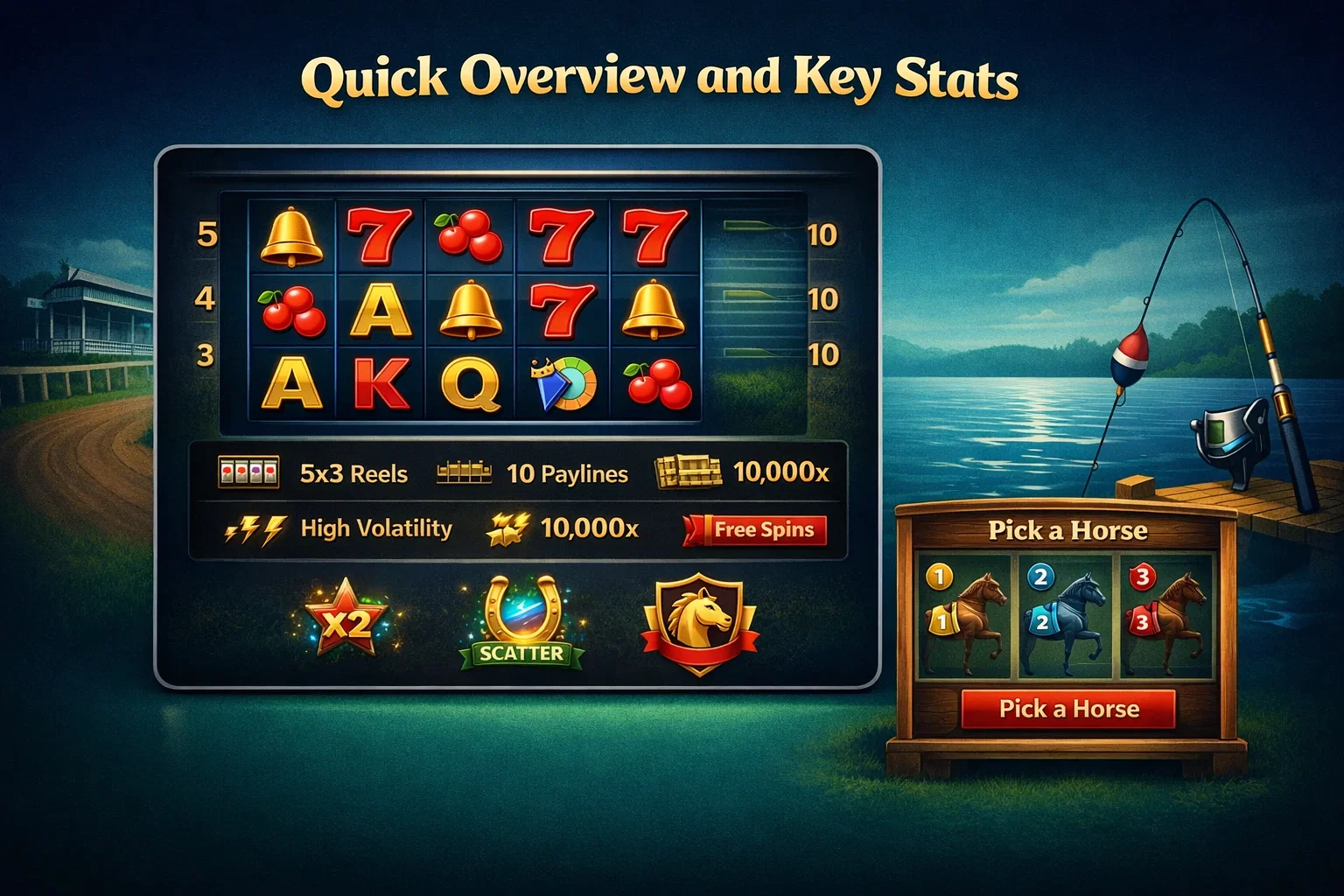 Big Bass Day at the Races stats