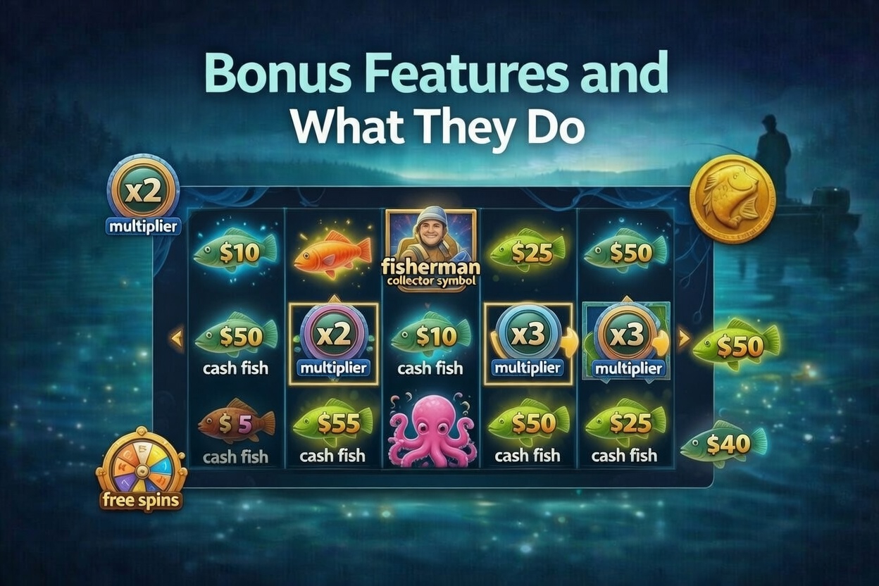 Big Bass Floats My Boat bonus features