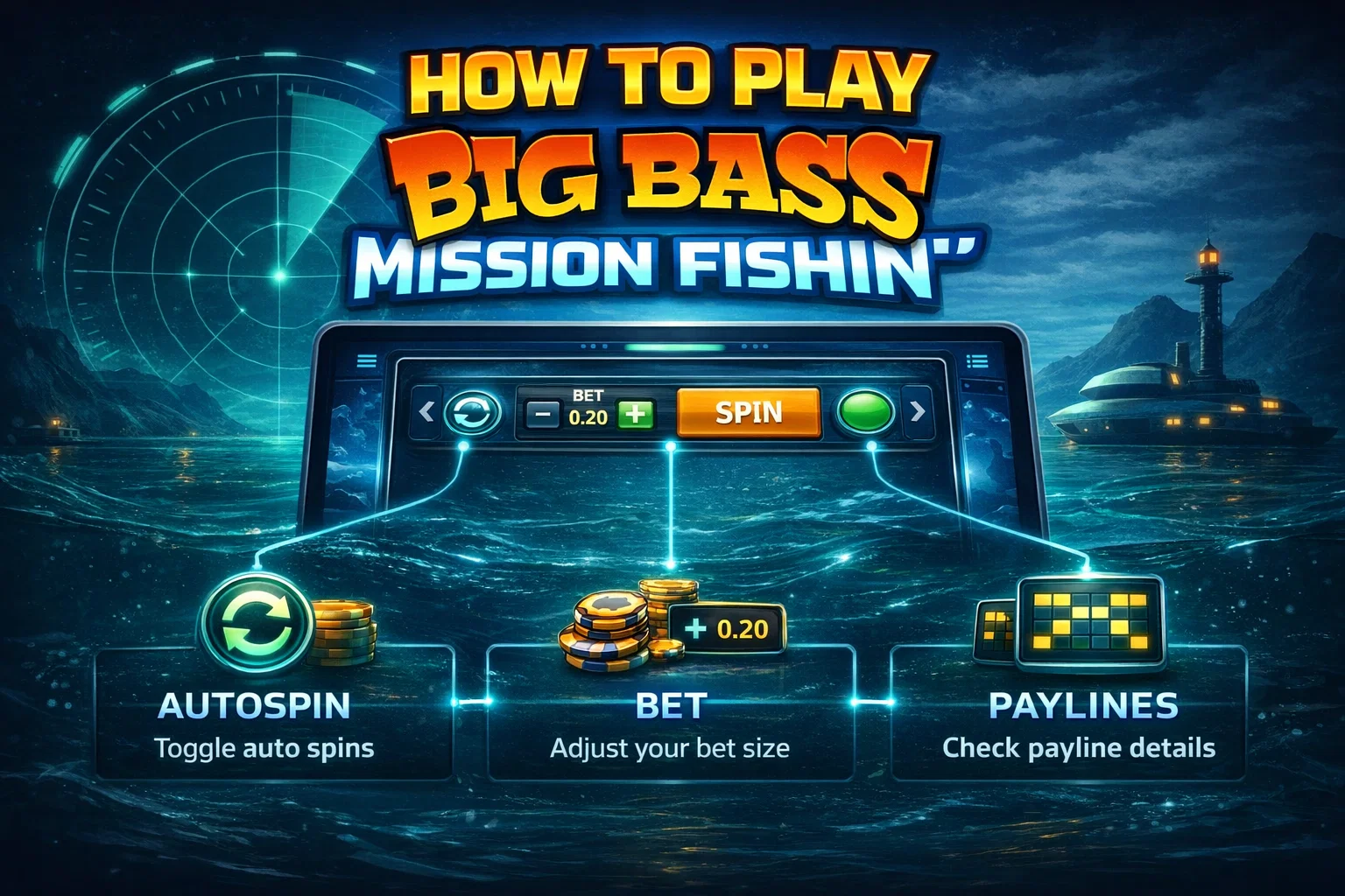 Big Bass Mission Fishin gameplay
