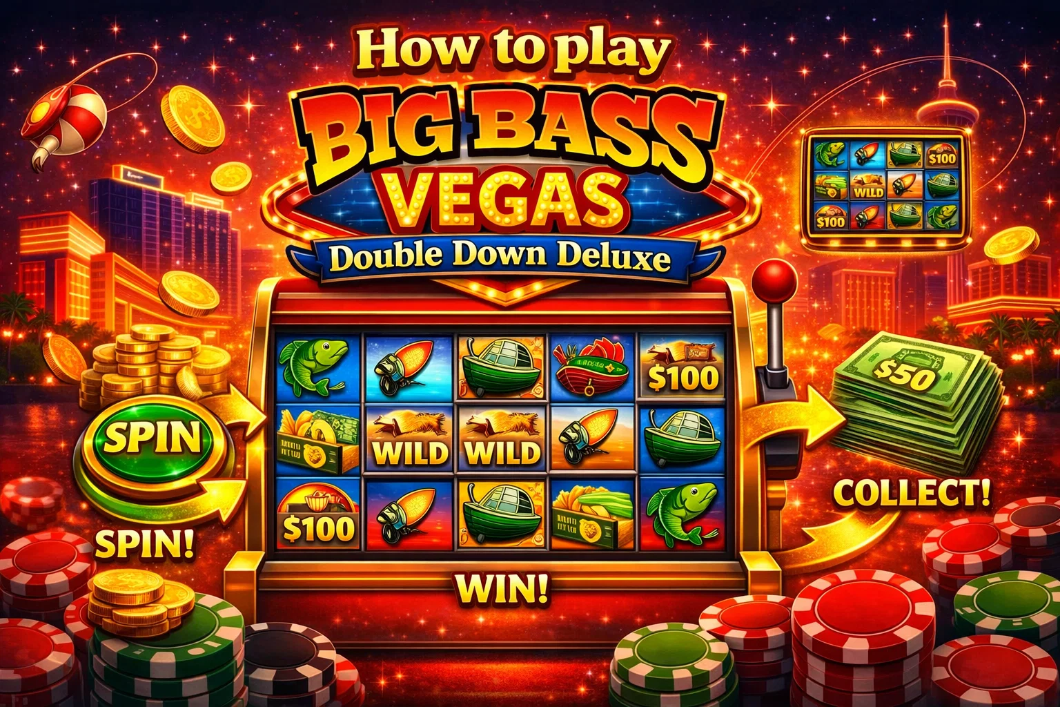 Big Bass Vegas Deluxe gameplay
