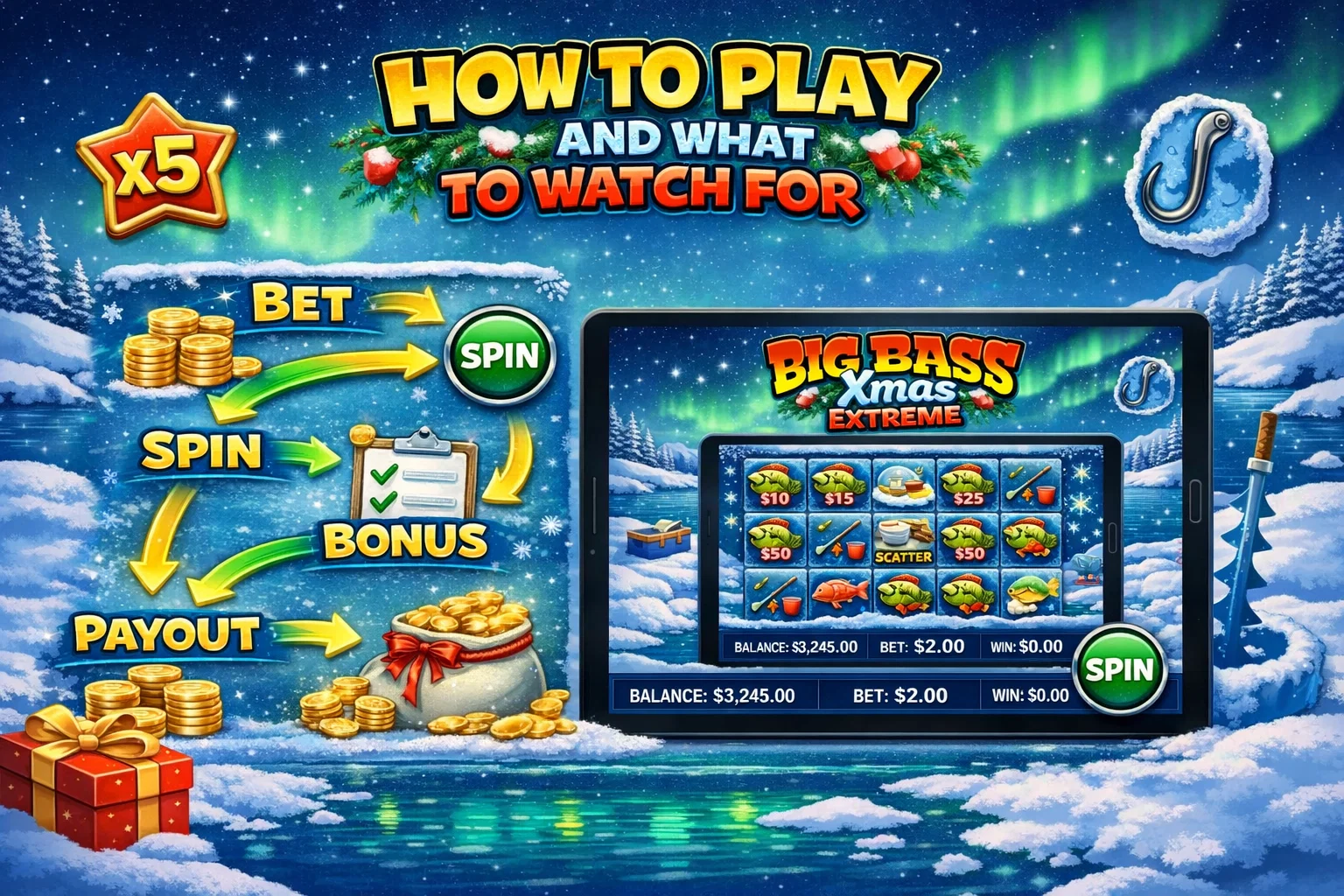 Big Bass Xmas Extreme gameplay
